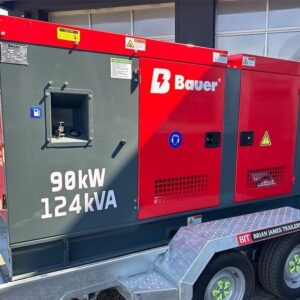 Generator Bauer GFS-90kW + Trailer